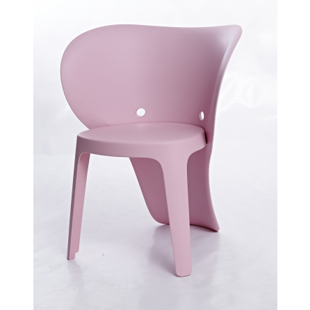 Elephant Polypropylene Kids Chair, Set of 4, Purple