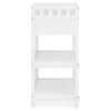 Dream On Me Doula Changing Table in White with Natutal, JPMA certified