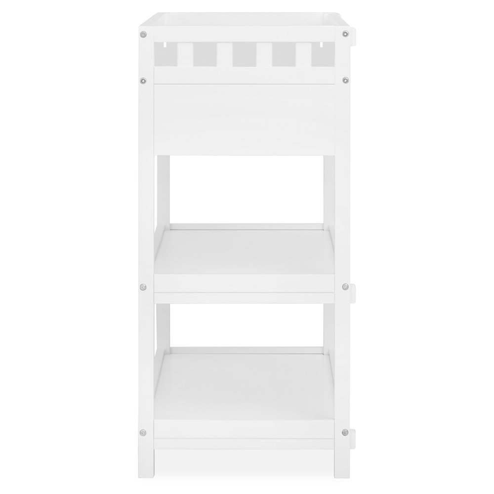 Dream On Me Doula Changing Table in White with Natutal, JPMA certified