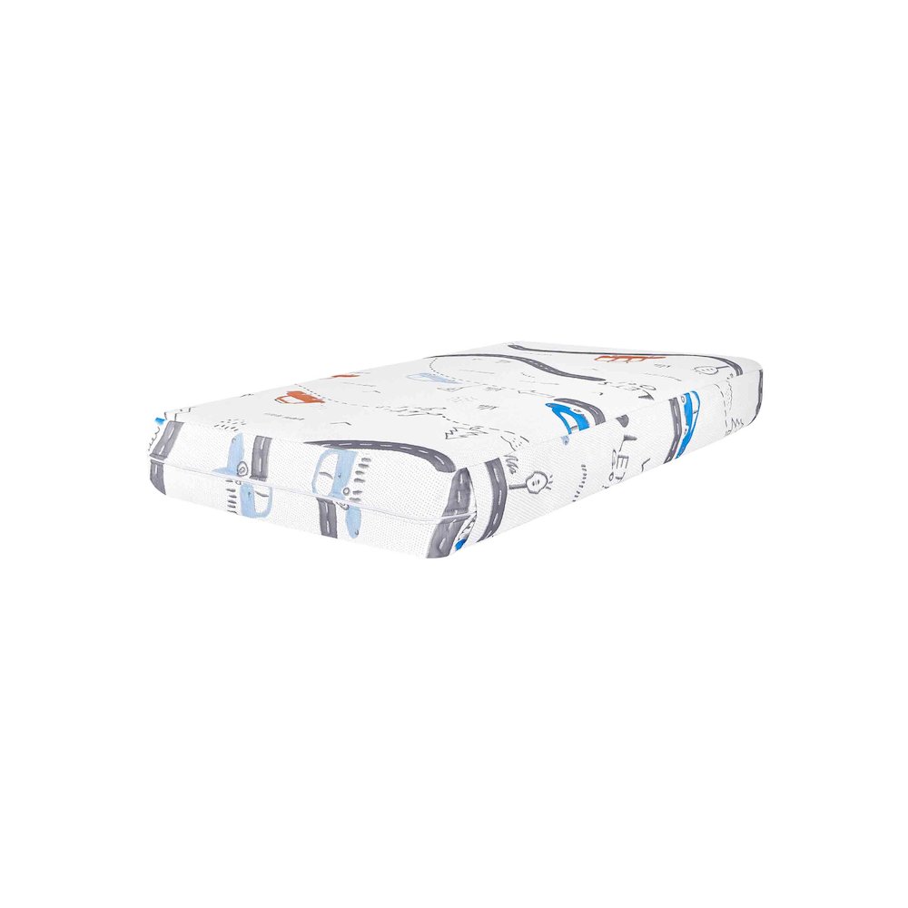 Dream On Me 150 Coil Inner Spring On The Go Crib and Toddler Mattress