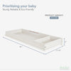 Evolur I Modern Changing Tray I Full Assembly I Lasting Quality, 850-VB