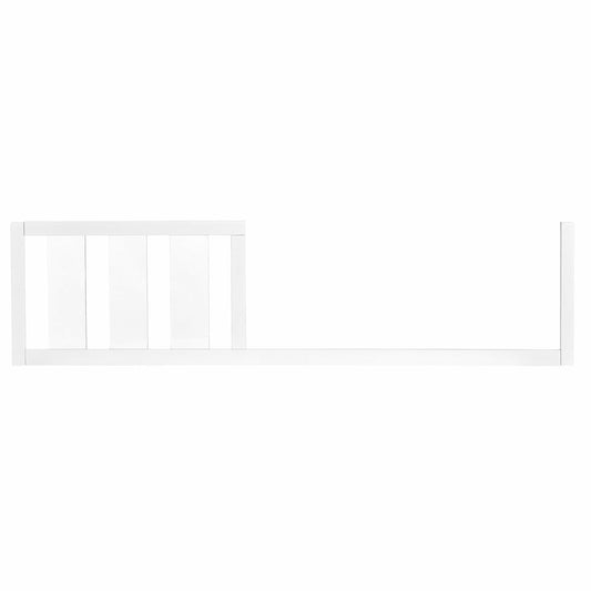 Evolur Acrylic Millennium 4 in 1 Convertible Crib  Toddler Rail I Easily Coverts to Toddler Bed and I Acrylic Slats , 702AC-W