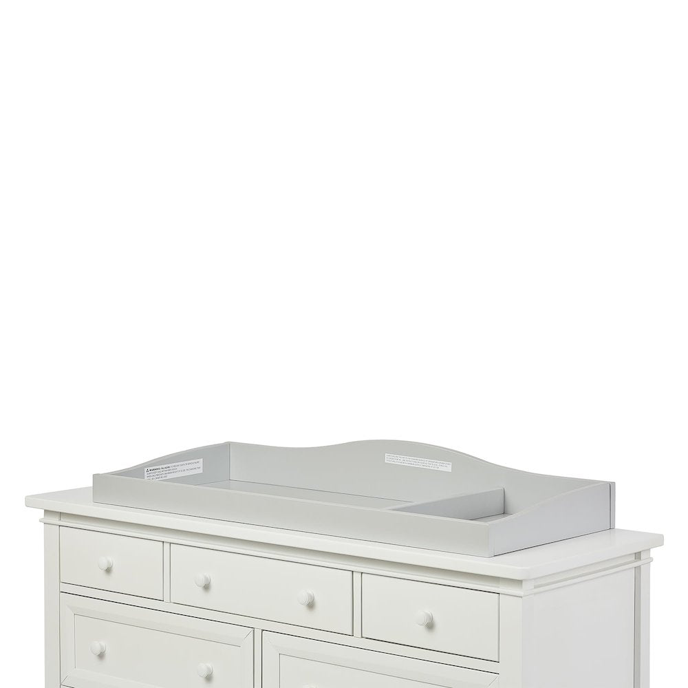 Universal Changing Tray, Silver Mist