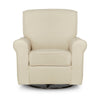 Evolur London Upholstered 360 Swive l Glider I Rocker I Nursery Glider I Durable Soft Fabric, 614-SHELL