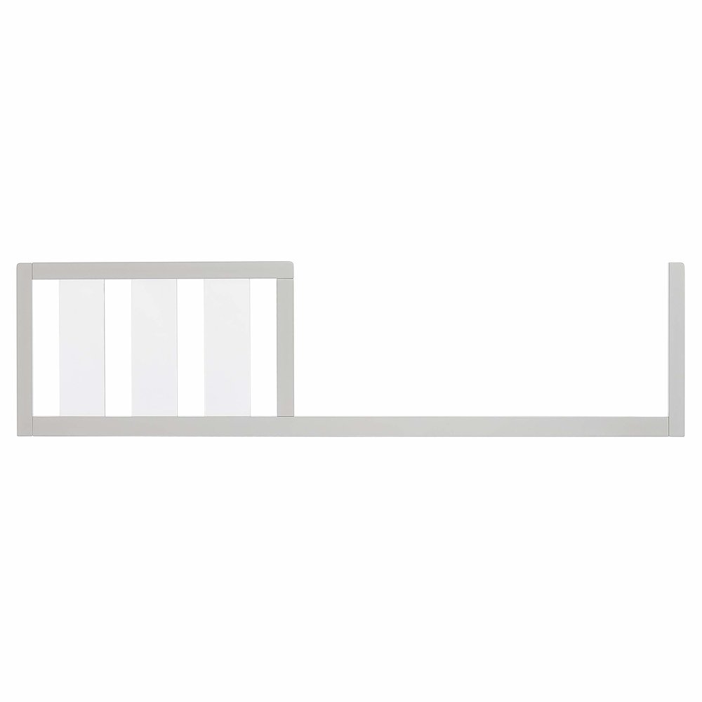 Evolur Acrylic Millennium 4 in 1 Convertible Crib  Toddler Rail I Easily Coverts to Toddler Bed and I Acrylic Slats , 702AC-PG