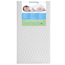 Dream On Me Carousel 6 Inch Full Size Firm Foam Crib and Toddler Bed Mattress