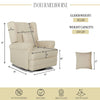 Evolur Melbourne Wing Back Swivel Glider I Nursery Glider I Durable Soft Fabric I Bonus Pillow, 616-SHELL