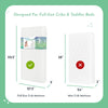Evolur Coco, Comfort Lite Plus Natural Copper Infused Fiber Crib And Toddler Mattress I Waterproof I Green Guard Gold Certified I Removable Cover I 5’ Mattress I Foam Encasement For Superior And Stabi