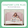 Evolur Sleep, Comfort  Lite Plus Fiber Crib And Toddler Mattress I Waterproof I Green Guard Gold Certified I Removable Cover