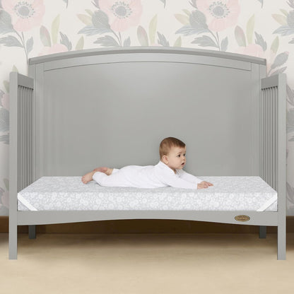 Dream On Me, Orthopedic Extra Firm Foam  Standard Crib Mattress, Grey