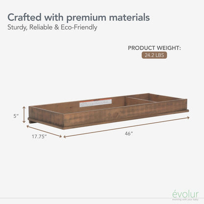 Evolur I Modern Changing Tray I Full Assembly I Lasting Quality, 850-SC