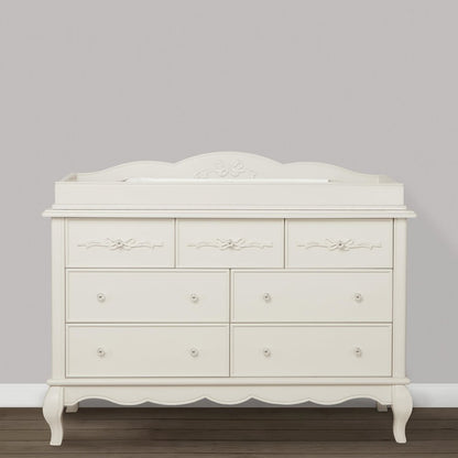 Evolur Aurora Change Tray Full Assembly I Lasting Quality I Intricate Ribbon Bow Scrollwork, 851NT-FW