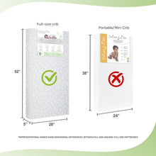 Dream On Me, Orthopedic Extra Firm Foam  Standard Crib Mattress, Grey