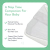 Evolur Coco, Comfort Lite Plus Natural Copper Infused Fiber Crib And Toddler Mattress I Waterproof I Green Guard Gold Certified I Removable Cover I 5’ Mattress I Foam Encasement For Superior And Stabi