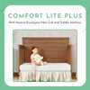 Evolur Sleep, Comfort Lite Plus With Natural Eucalyptus Fiber Crib And Toddler Mattress I Waterproof I Green Guard Gold Certified I Removable Cover