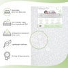 Dream On Me, Orthopedic Extra Firm Foam  Standard Crib Mattress, Grey
