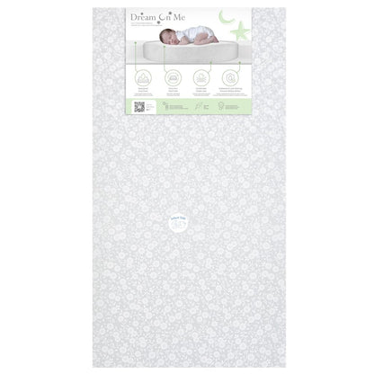 Dream On Me, Orthopedic Extra Firm Foam  Standard Crib Mattress, Grey