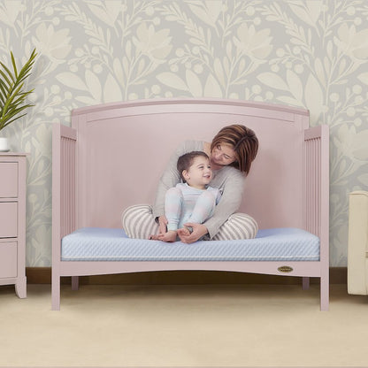 Evolur Sleep, Comfort Balance Plus With Antimicrobial Copper Fiber Crib And Toddler Mattress I Waterproof I Green Guard Gold Certified I Removable Cover
