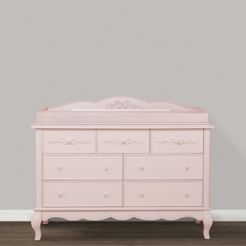 Evolur Aurora Change Tray Full Assembly I Lasting Quality I Intricate Ribbon Bow Scrollwork, 851NT-BL