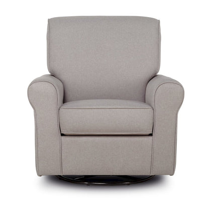 Evolur London Upholstered 360 Swive l Glider I Rocker I Nursery Glider I Durable Soft Fabric, 614-FOSSIL