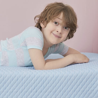 Evolur Sleep, Comfort Balance Plus With Antimicrobial Copper Fiber Crib And Toddler Mattress I Waterproof I Green Guard Gold Certified I Removable Cover