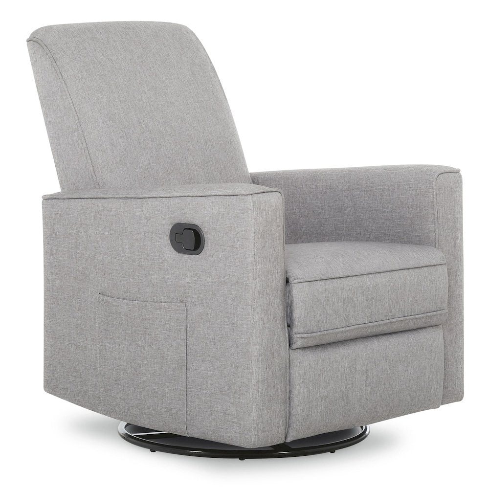 Evolur Raleigh Basic Glider |Recliner| Rocker, 610-LTGRY