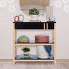 Dream On Me Soho Changing Table In Matte Black Vintage