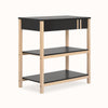 Dream On Me Soho Changing Table In Matte Black Vintage
