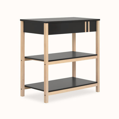 Dream On Me Soho Changing Table In Matte Black Vintage