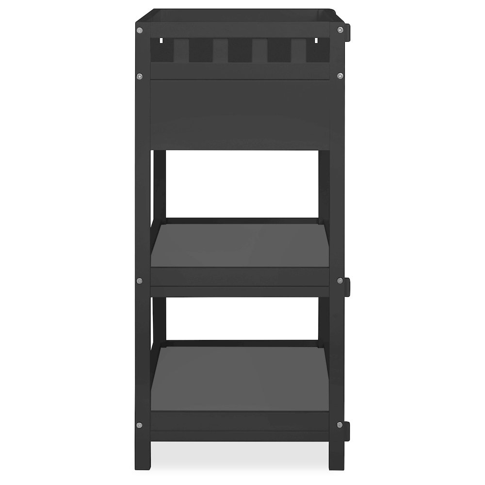 Dream On Me Doula Changing Table in Matte Black, JPMA certified
