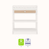 Dream On Me Doula Changing Table in White with Natutal, JPMA certified
