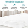 Dream On Me Baby Swan 5” Foam Crib & Toddler Bed Mattress