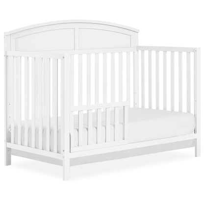 JPMA & Greenguard Gold Certified Dream On Me Storybrooke 5 in 1 Convertible Crib, White