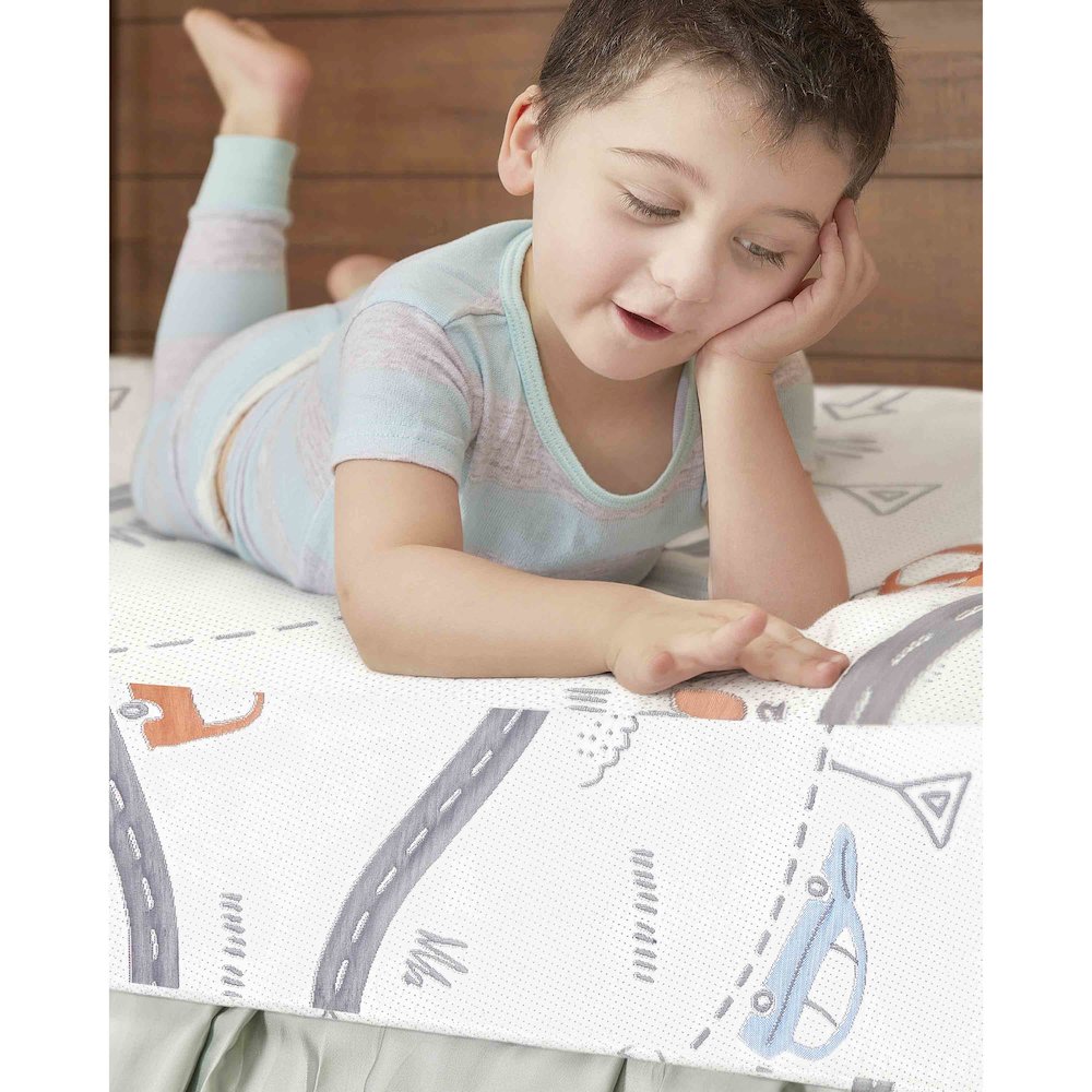 Dream On Me 150 Coil Inner Spring On The Go Crib and Toddler Mattress