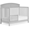 JPMA & Greenguard Gold Certified Dream On Me Storybrooke 5 in 1 Convertible Crib, Peblle Grey, Without Storage