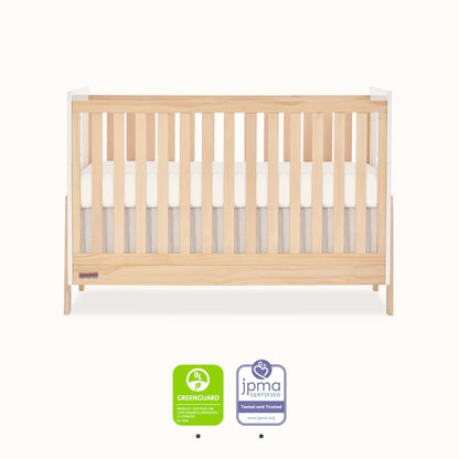 Fisher-Price Iris 4-in-1 Convertible Crib by Dream On Me in Vintage White Oak