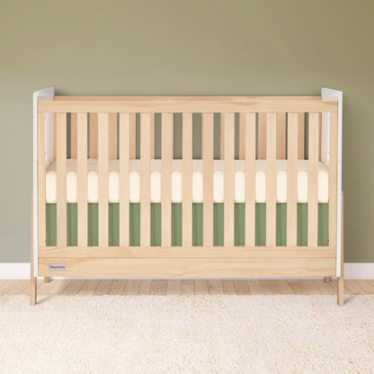 Fisher-Price Iris 4-in-1 Convertible Crib by Dream On Me in Vintage White Oak
