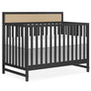 Dream On Me Kai Convertible Crib, Matte Black