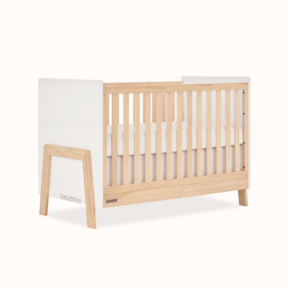 Fisher-Price Iris 4-in-1 Convertible Crib by Dream On Me in Vintage White Oak