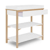 Dream On Me Owen Changing Table in Vintage White Oak, JPMA Certified