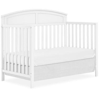 JPMA & Greenguard Gold Certified Dream On Me Storybrooke 5 in 1 Convertible Crib, White