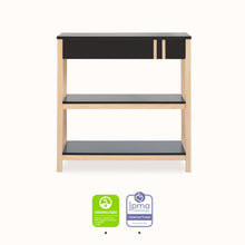 Dream On Me Soho Changing Table In Matte Black Vintage