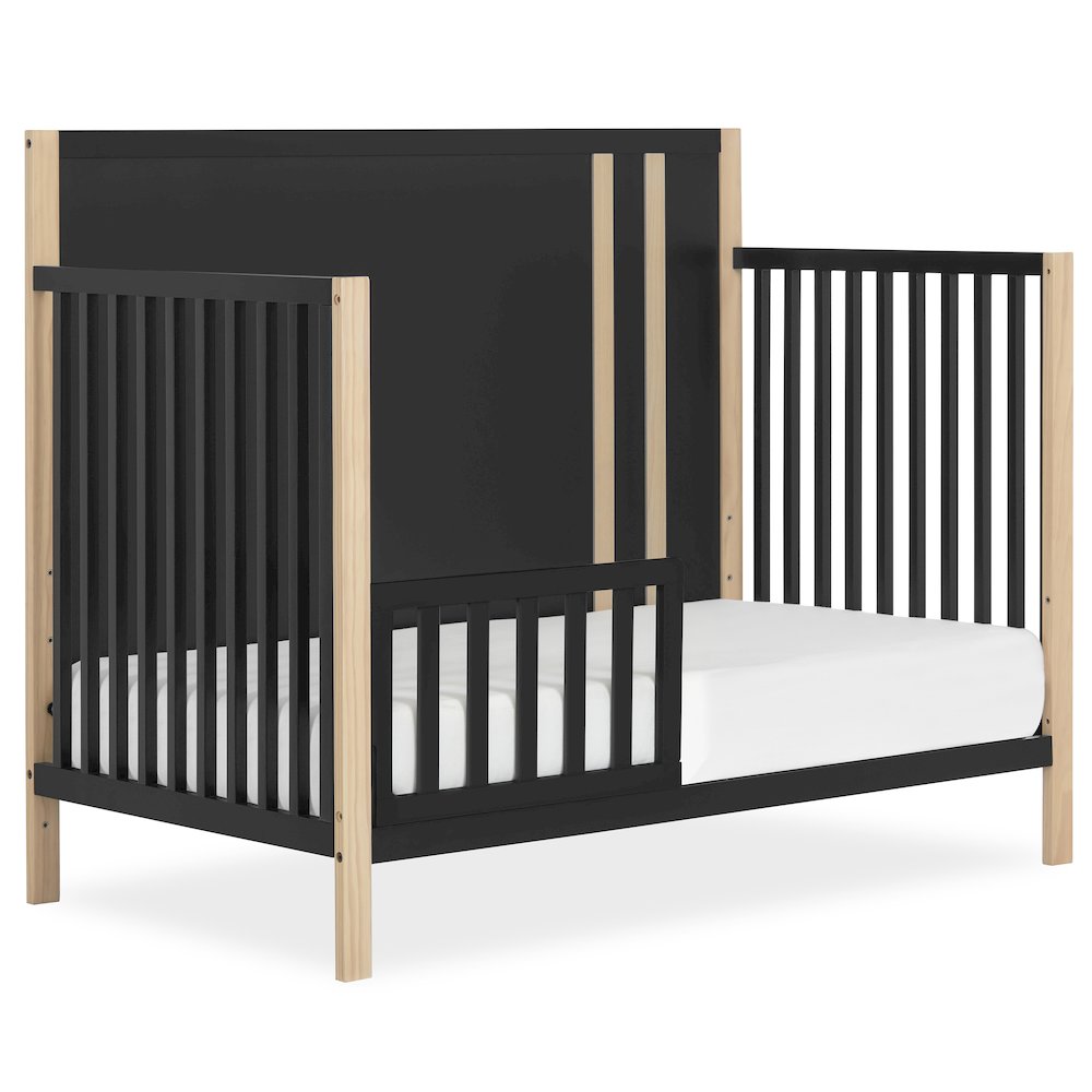 Dream On Me Soho Convertible Crib In Matte Black Vintage