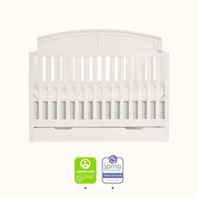 JPMA & Greenguard Gold Certified Dream On Me Storybrooke 5 in 1 Convertible Crib