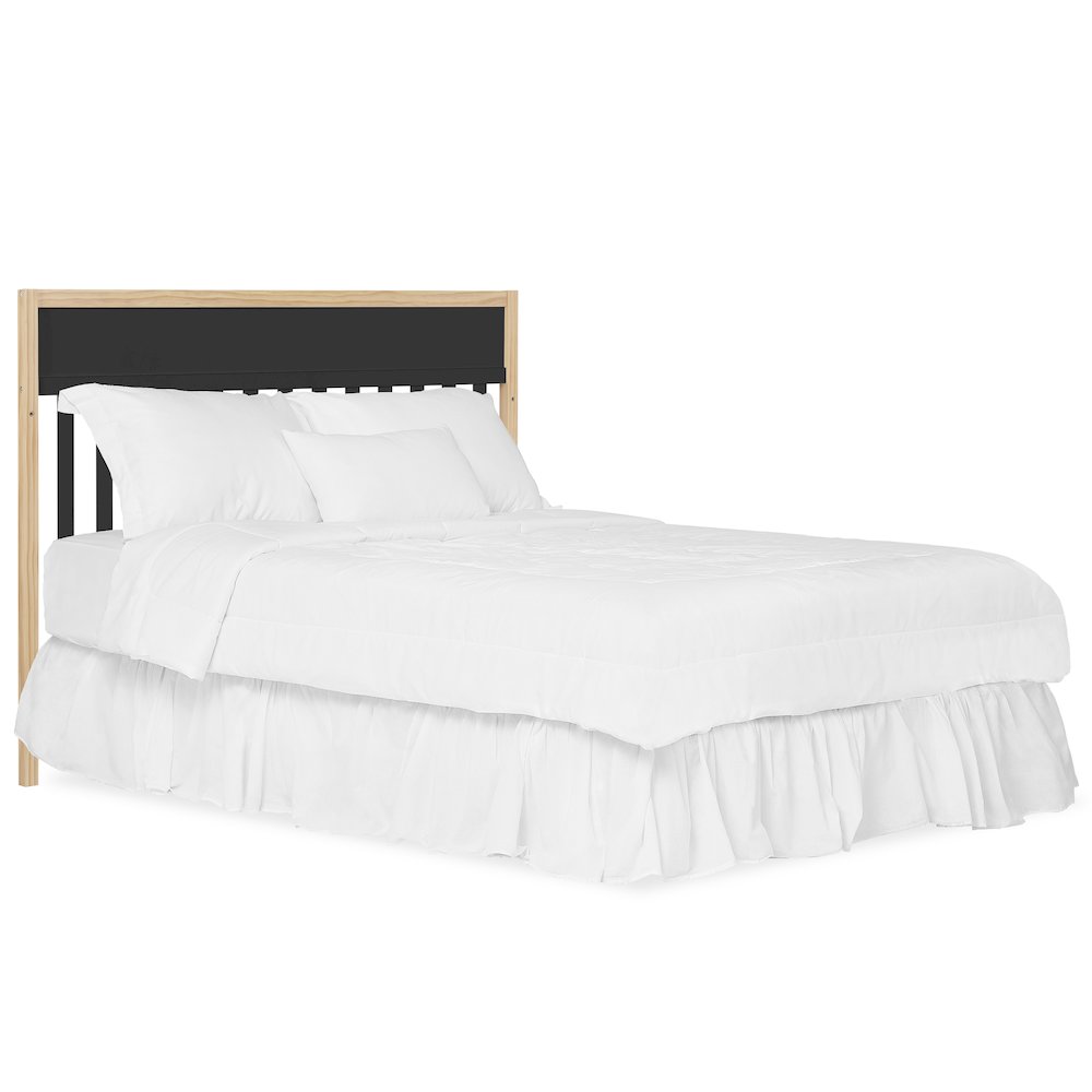 Dream On Me Owen 5-in-1 Convertible Crib, Matte Black