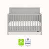 Dream On Me Dillian 3-in-1 Convertible Crib in Pebble Grey