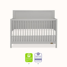 Dream On Me Dillian 3-in-1 Convertible Crib in Pebble Grey