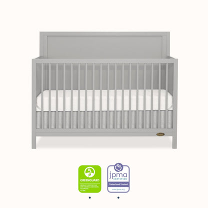 Dream On Me Dillian 3-in-1 Convertible Crib in Pebble Grey
