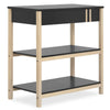 Dream On Me Soho Changing Table In Matte Black Vintage