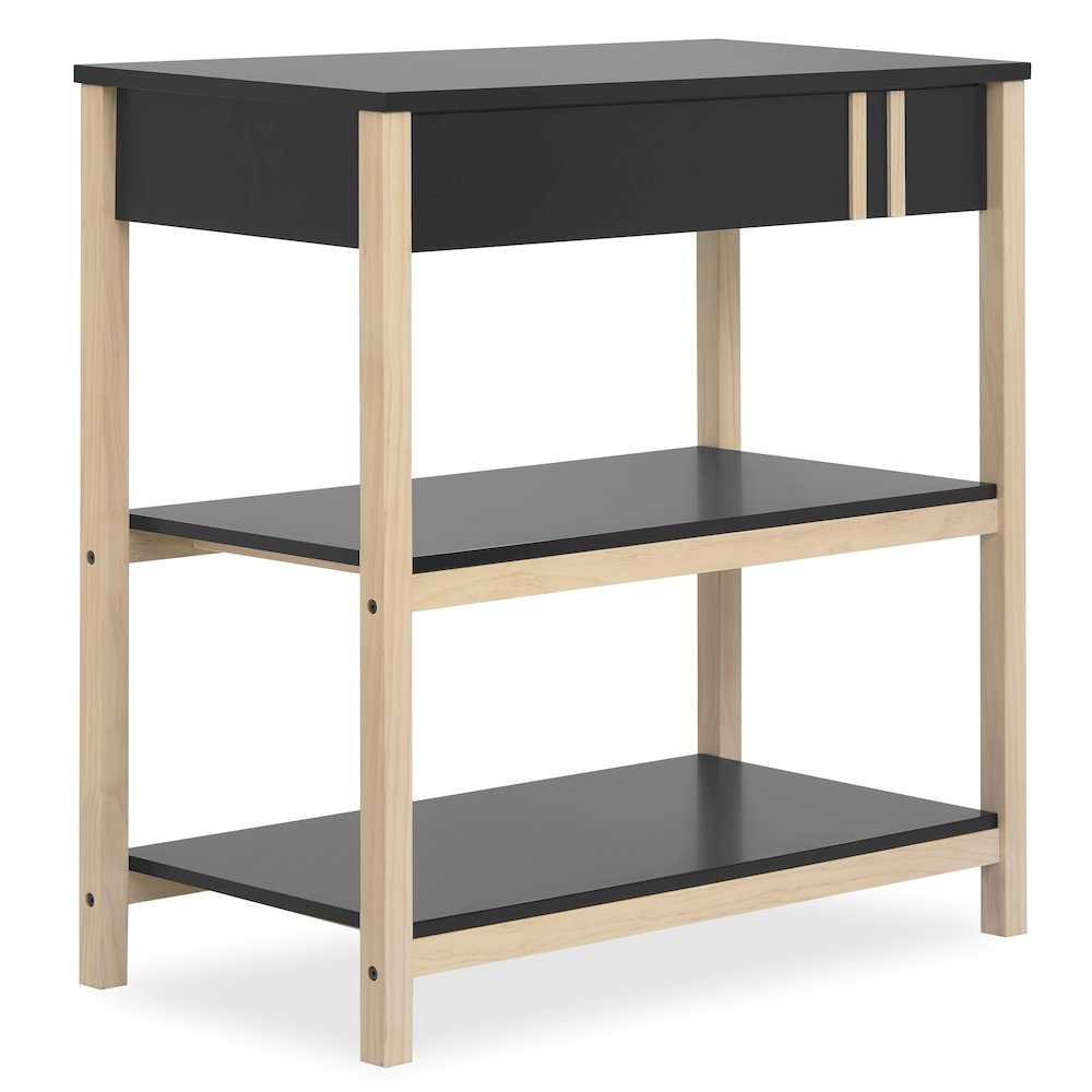Dream On Me Soho Changing Table In Matte Black Vintage